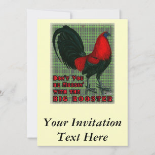 Big Red Rooster Kaart