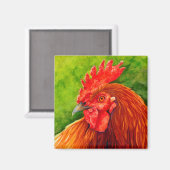 Big Red - Rooster Magneted R Magneet (Voorkant / Achterkant)