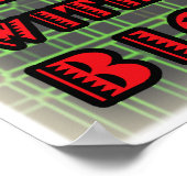 Big Red Rooster Poster (Hoek)