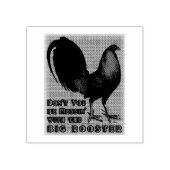 Big Red Rooster Rubberstempel (Afrduk)