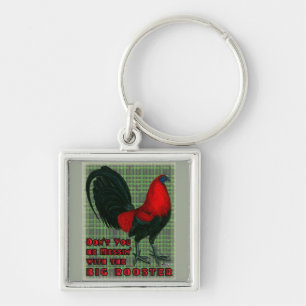 Big Red Rooster Sleutelhanger