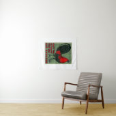 Big Red Rooster Wandkleed (In Situ (horizontaal))