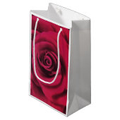 Big Red Rose Klein Cadeauzakje (Voorkant Gekanteld)
