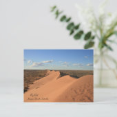 Big Red Sand Dune, Australie - Carte postale (Debout devant)