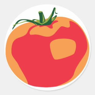 Big Red Tomato Ronde Sticker