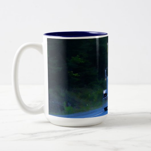 Big Rig Camion Camion Café Mug (Gauche)