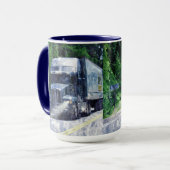 Big Rig Cargo Truck Drink Mok (Voorkant links)