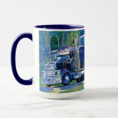 Big Rig Cargo Truck Drink Mok (Links)
