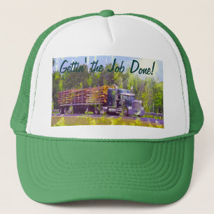 Big Rig Logging Casquette du conducteur de camion