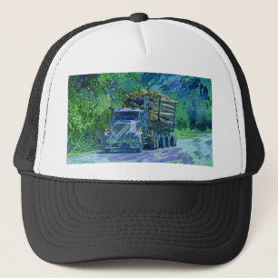 Big Rig Logging Truck Drift Trucker Hat Series Trucker Pet