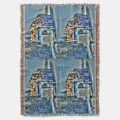 Big Rig Logging Truck Highway Driving Art Design Deken (Voorkant Verticaal)