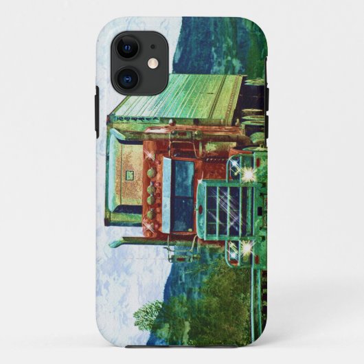 Big Rig Red Cargo Truck Hoesje (Achterkant)