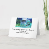 Big Rig Road-liner Truck-lover Carte d'anniversair (Dos)