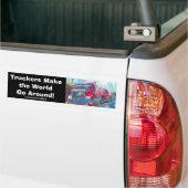 Big Rig Truckers Freightliner Bumpersticker (Op Truck)