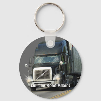 Big Rig Trucker's Truck Design voor vrachtwagenlie Sleutelhanger