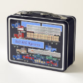 Big Rig Trucks Metalen Lunchbox (Achterkant)