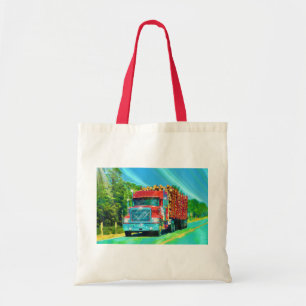 Big Rig, vrachtwagen voor zwaar vervoer Tote Bag