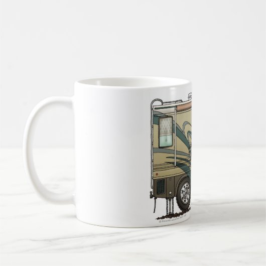 Big RV Camper Mokken - Gepersonaliseerd (Links)