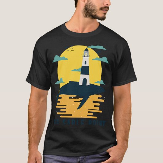 Big Sable Point Lighthouse Lake Michigan Light Lud T-shirt (Voorkant)