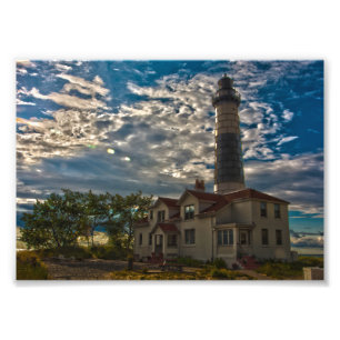 Big Sable Point Lighthouse, Michigan Foto Afdruk