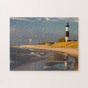 Big Sable Point Lighthouse op Lake Michigan 2 Legpuzzel