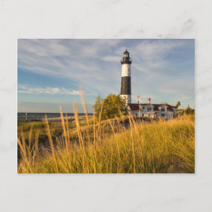 Big Sable Point Lighthouse op Lake Michigan Briefkaart