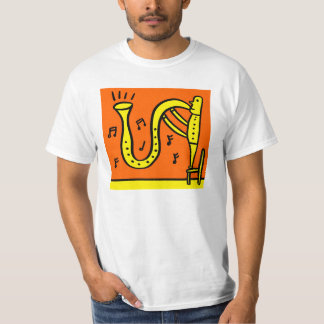 Big Saxophone Love-in Happiness Yes T-shirt