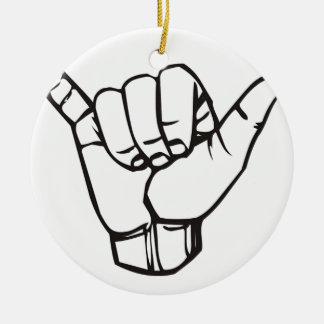 BIG SHAKA KERAMISCH ORNAMENT