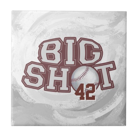 Big Shot Baseball Tegeltje (Voorkant)