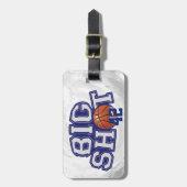 Big Shot Basketball Bagagelabel (Voorkant verticaal)