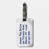 Big Shot Basketball Bagagelabel (Achterkant verticaal)