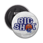 Big Shot Basketball Button Flesopener (Voorkant)
