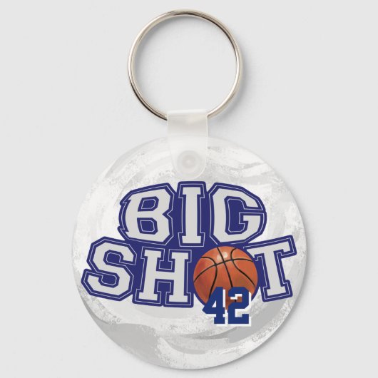Big Shot Basketball Sleutelhanger (Voorkant)