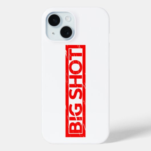Big Shot Stamp Case-Mate iPhone Case (Achterkant)