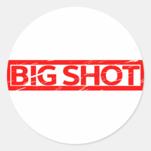 Big Shot Stamp Ronde Sticker