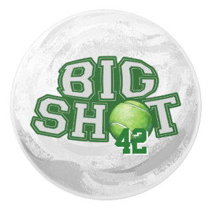 Big Shot Tennis Ball Keramische Knop