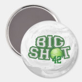 Big Shot Tennis Ball Magneet (Voorkant / Achterkant)