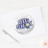 Big Shot Volleyball Ronde Sticker (Envelop)