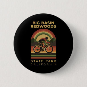 Big Sin Redwoods State Park Mountainbiken Fiets Ronde Button 5,7 Cm