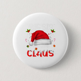 Big Sis Claus Kerstman Familie Matching Paja Ronde Button 5,7 Cm