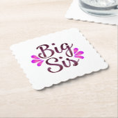 Big Sis Kartonnen Onderzetters (Gebogen)