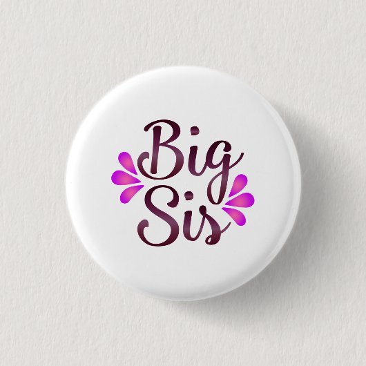 Big Sis Ronde Button 3,2 Cm (Voorkant)