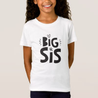 BIG SIS T-SHIRT modern vet leuk chunky schandaal t