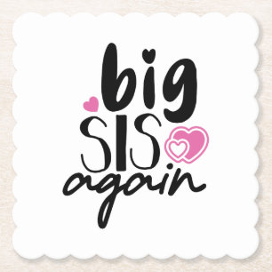 Big Sis weer Kartonnen Onderzetters