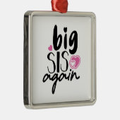Big Sis weer Metalen Ornament (Rechts)