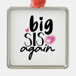 Big Sis weer Metalen Ornament