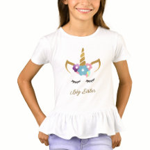 Big Sister Announcement Unicorn T-shirt
