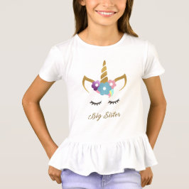 Big Sister Announcement Unicorn T-shirt
