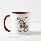 Big Sister Baby Brother T-shirts en cadeautjes Mok (Links)