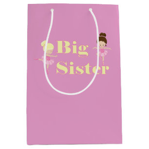 Big Sister Ballerina Sibling Medium Cadeauzakje